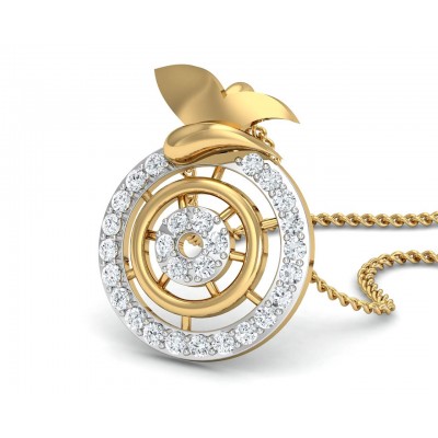 Aditri Daily Wear Diamond Pendant Set